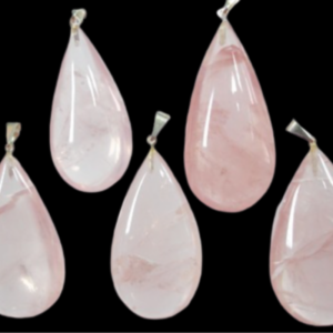 Quartz Rosa, Pingente em Lagrima