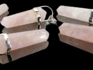 Quartz Rosa, Pingente Biterminado