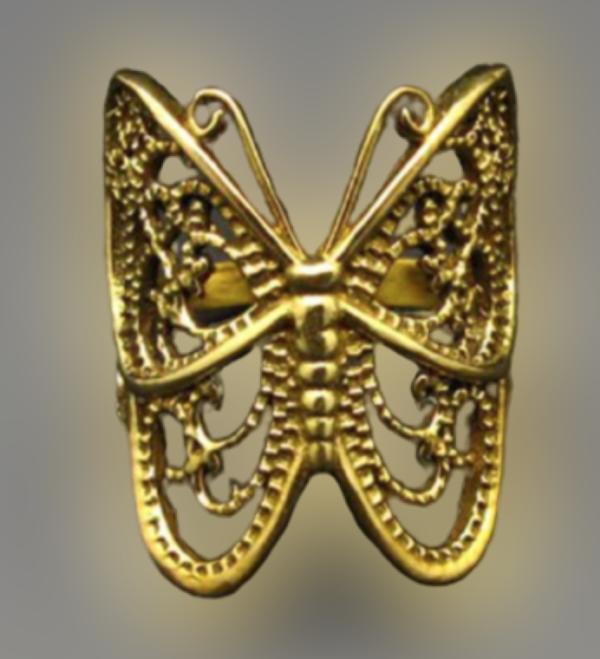 Anel Bronze Mariposa