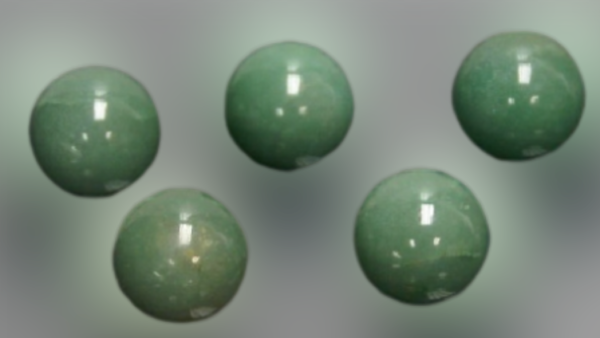 Quartz Verde, Esferas