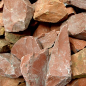 Jaspe Vermelho, bruto