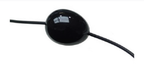 Ovo Yoni Obsidiana Negra, 40 * 30mm