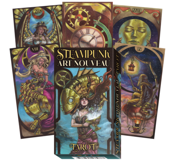 Tarot Steampunk Art Nouveau