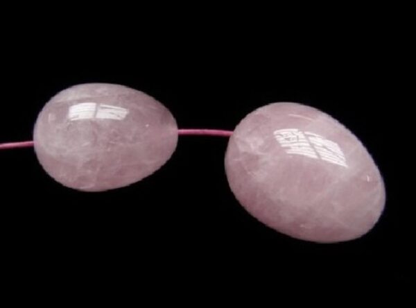 Ovo Yoni Quartz Rosa, 40*25mm - Image 2