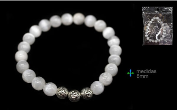 Pulseira Selenite 8mm