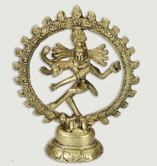 Shiva em Metal 9x11cm - Image 2