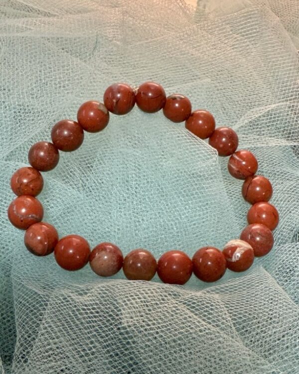 Pulseira Jaspe Vermelho 8mm