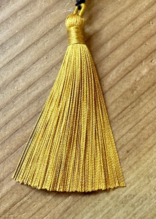 Japamala de Turmalina Negra, Hematite e Olho Tigre, 44cm - Image 4