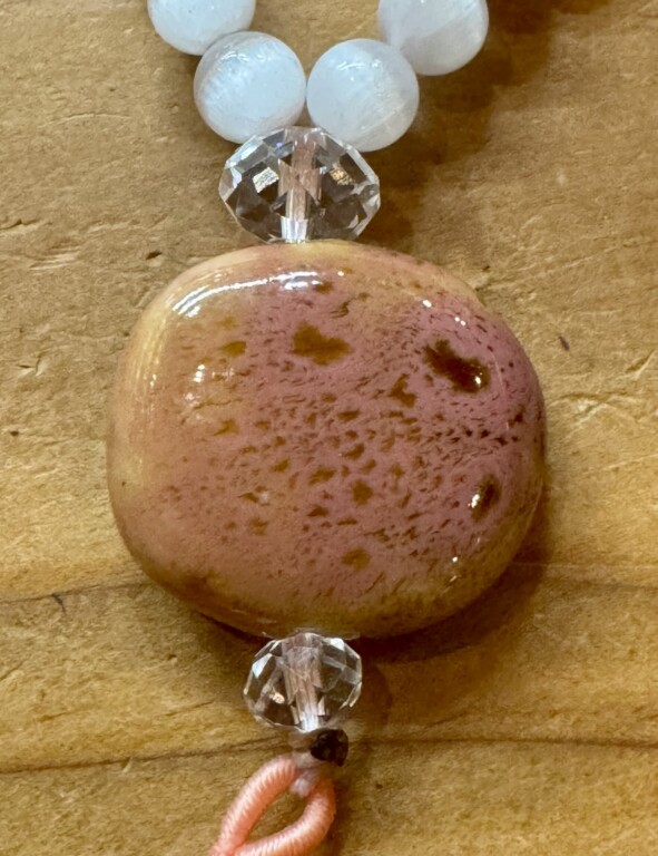 Japamala Quartz Rosa e Rodocrosite. 46cm - Image 3