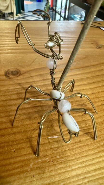 Porta Incensos Bronze Louva Deus - Image 5