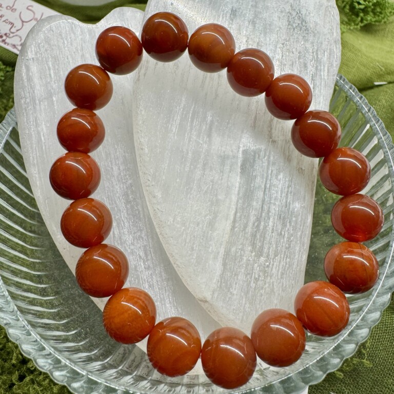 Pulseira Cornalina 8mm