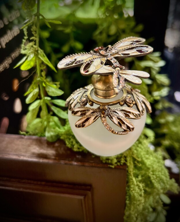 Frasco Perfume Libelinhas 7x5cm