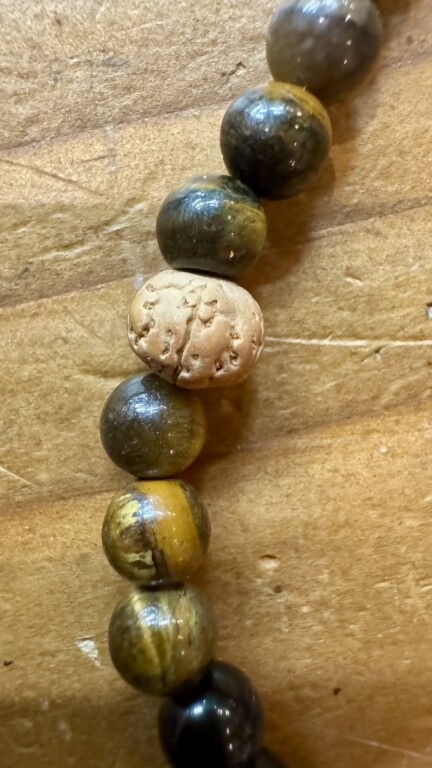 Japamala Turmalina Negra, Olho Tigre e Rodraska. 35cm - Image 3